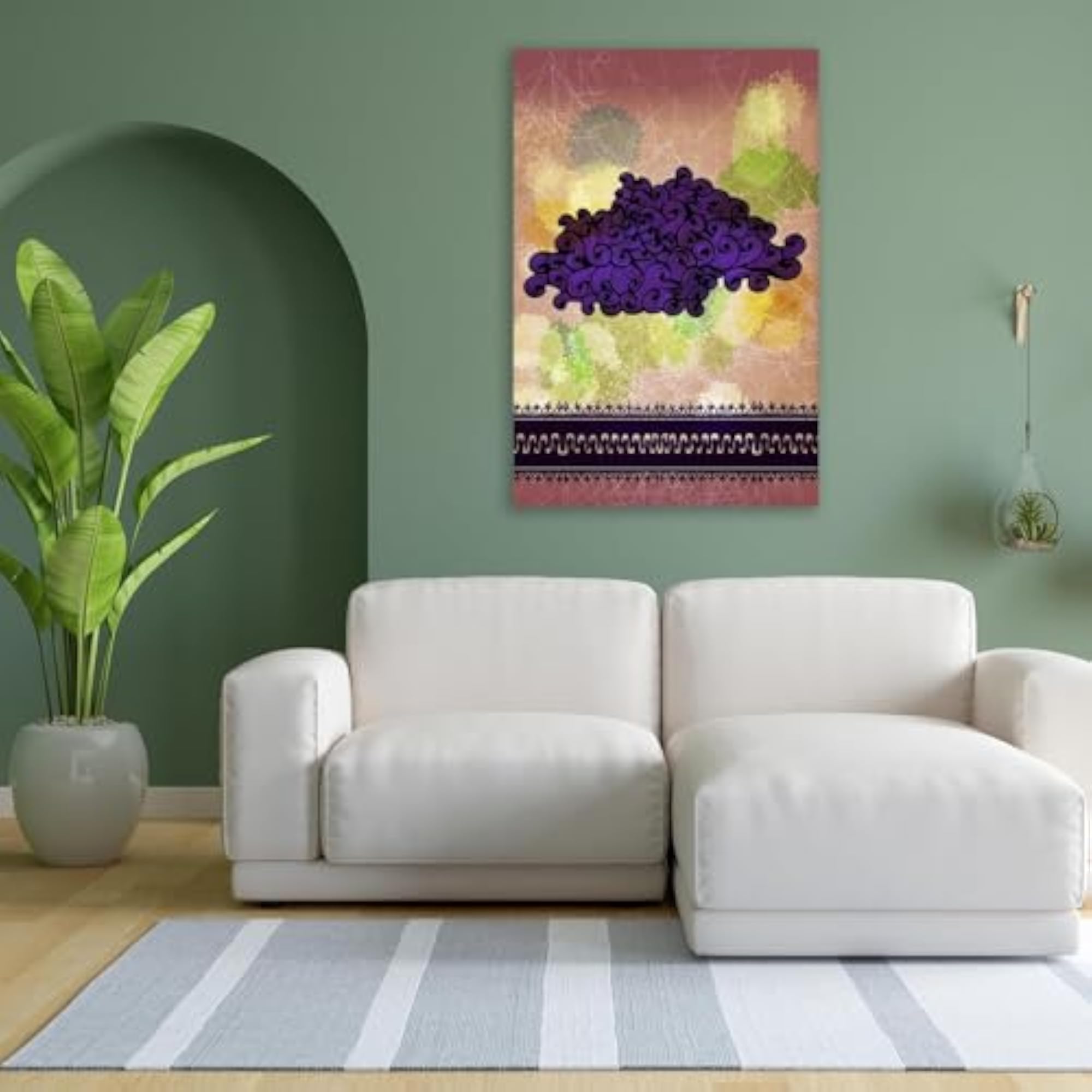 Abstract Artwork D78 Peel & Stick Vinyl Wall Sticker